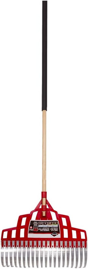 Garant GRA-GLR20SPC Multipurpose Rake With Wood Handle And Comfort Grip