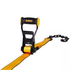 DEWALT DEW-DXBC10000C 2in x 30ft Heavy-Duty Ratchet Tie Down With Chain And Hooks 10000lb Break Strength