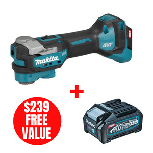 Makita MAK-TM001GZ01 40V MAX XGT Brushless Cordless Multitool With AVT Tool Only