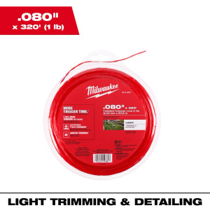 Milwaukee MIL-49-16-2811 .080in x 320ft Twisted Trimmer Line