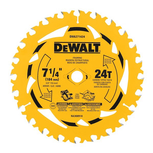 DEWALT DEW-DWA271424 7-1/4in 24T Circular Saw Blade