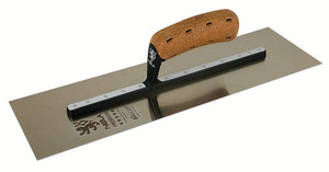 Nela NL10403XX 4-1/2in Premium Chrome Steel Finishing Trowel BiKoGRIP Cork Handle