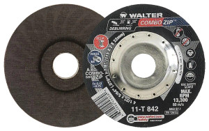 Walter Surface Technologies WAL-11T842-1PC COMBO ZIP Cut-Off Wheel 4-1/2in x 5/64in x 7/8in Type 27