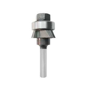 Dimar DIM-116RT4-15 1in Dia Carbide Tipped Trim Cutter Assembly 4 Flutes 15 Deg 1/4in Shank