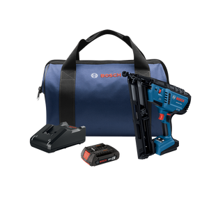 Bosch BOS-GNH18V-15MAB1218V Brushless 15-Gauge Angled Finish Nailer 2.0Ah Kit