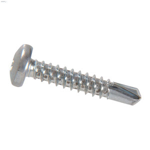 Hillman #10 Zinc Square Drive Pan Head Self Drilling Sheet Metal Screws
