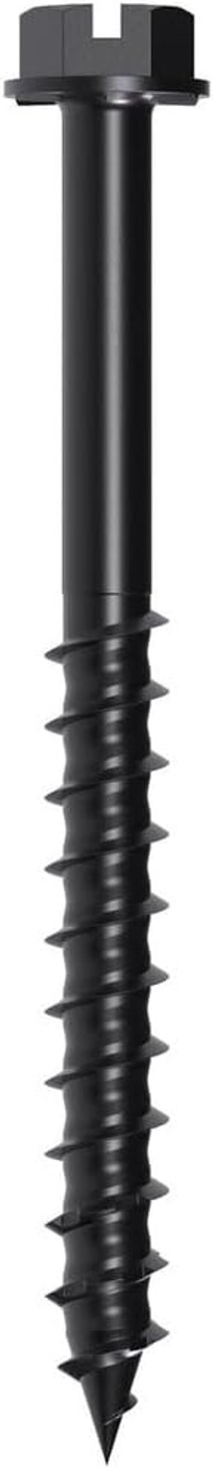 Simpson SIM-TNTBL25XX Titen Turbo Concrete And Masonry Screw Anchor Black 100 Pieces