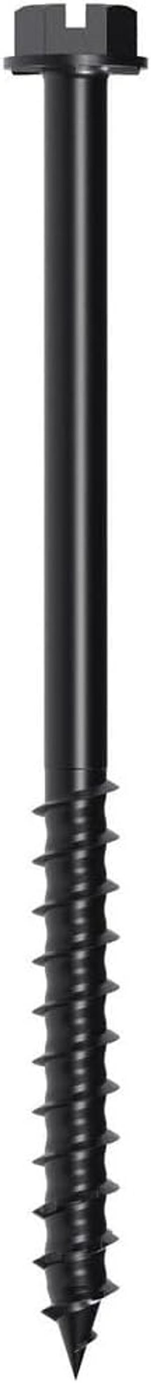 Simpson SIM-TNTBL25XX Titen Turbo Concrete And Masonry Screw Anchor Black 100 Pieces