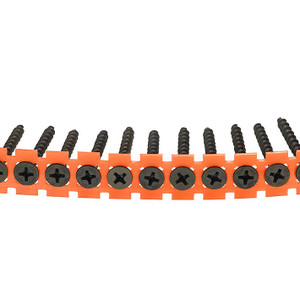 PAM Fastening Technology PAMF-SD101834 #10-18 x 3/4in Pan Head Self-Drilling Autofeed Screw Clear Zinc 1000 Piece