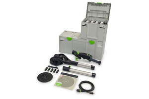 Festool FES-578685 PLANEX LHS 2 225 EQI Long-Reach Drywall Sander + D225 Net Abrasive Systainer Set