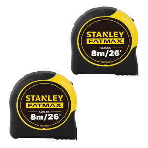 Stanley ST-FMHT74226 8m/26ft FATMAX Tape Measure 2-Pack