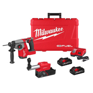 Milwaukee MIL-2908-22DE M18 FUEL 5/8in SDS Plus Rotary Hammer w/ Dust Extractor Kit