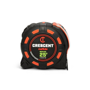 Crescent Tools CRES-L1325B-02 1-1/4in X 25ft SHOCKFORCE NITE EYE Tape Measure