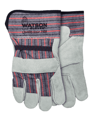Watson WAT-104X 104X Guard'n Duty Split Cowhide Leather Work Gloves One Size