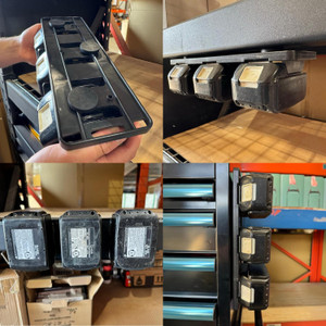 StealthMounts SM-BD-MK18-1-MG Magnetic Battery Holder for Makita 18V Batteries