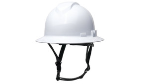 Pyramex PYR-HPT256110 Ridgeline Type 2 Non-Vented Full Brim Hard Hat - White