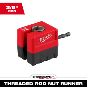 Milwaukee MIL-48-32-2391 SHOCKWAVE Impact Duty 3/8in Threaded Rod Nut Runner