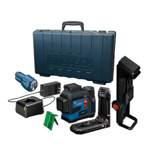 Bosch BOS-GLL330-42CGL 12V MAX 360⁰ Connected Green-Beam Three-Plane Leveling and Alignment Laser 2.0Ah Kit