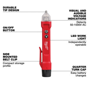 Milwaukee MIL-3202-20 Voltage Detector with LED