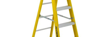 Louisville LOU-6908 Featherlite 8ft Extra-Heavy Duty Fiberglass Stepladder