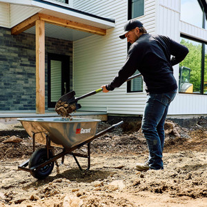 Garant GRA-85640 Long Handle Round Point Shovel, Fiberglass Handle