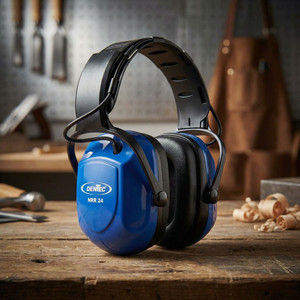 Dentec DEN-77100HBE SEALTEC 100 Series Electroniq BlueTooth, Noise Canceling, Sound Enhancment Headband Earmuff, NRR 24 CSA Class A