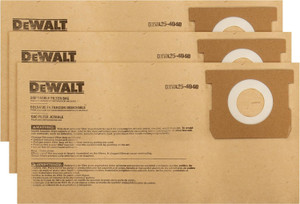 DEWALT DEWL-DXVA25-4040 Dust Bag Filter for 4 Gallon Wet/Dry Vacuum DXV04T