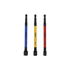 Wiha WIHA-70495 3 Piece Color Coded Magnetic Nut Setter SAE Set