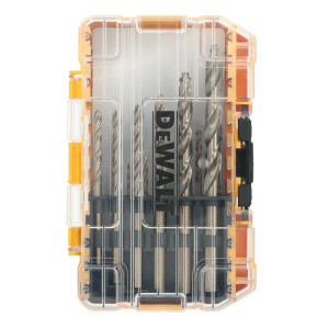 DEWALT DEW-DWAMDCE14SET ELITE SERIES Cobalt Alloy Steel PILOT POINT Drill Bit Set 14-Piece