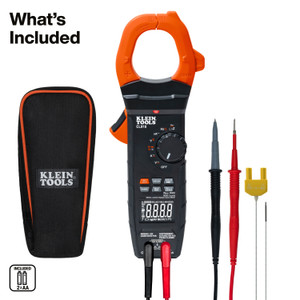 Klein KLE-CL910 2000A AC/DC Auto-Ranging TRMS Clamp Meter with Worklight