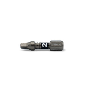 Vega VEGA-T125R2A-C5 T125R2A-C5 Impactech Square #2 Insert Bit 1in 5-Pack