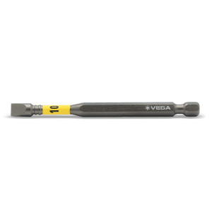 Vega VEGA-T190F10A-C2 Impactech Slotted #10 Power Bit 3-1/2in 2-Pack