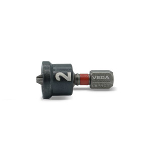 Vega VEGA-T125P2C-C5 T125P2C-C5 Impactech Phillips #2 Drywall Indenter Insert Bit 1in 5-Pack
