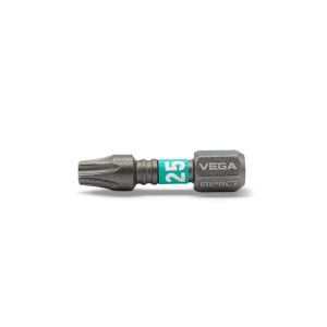 Vega VEGA-T125T25A-P10 T125T25A-P10 Impactech TORX T25 Insert Bit 1in Single