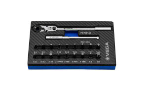 Vega VEGA-FBRE20 Flexible Head Magnetic Bit Ratchet Set, 20-Piece