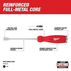Milwaukee MIL-48-22-2859 Demolition Driver Slotted Screwdriver
