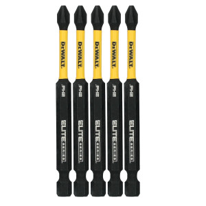 DEWALT DEW-DWAFE3PH2IR5 Elite Series 3in Phillips #2 Impact Bits 5-Pack