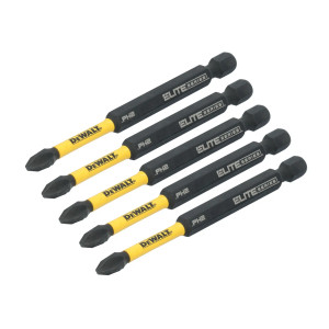 DEWALT DEW-DWAFE3PH2IR5 Elite Series 3in Phillips #2 Impact Bits 5-Pack
