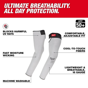 Milwaukee MIL-48-73-9040 16in ANSI/ISEA 105-2024 Cut Level 4 Protective Sleeves