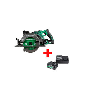 Metabo HPT HPT-C3607DWAQ4M-UC18YSL3QCYM 36V MultiVolt 7-1/4in Rear Handle Circular Saw 4.0Ah Kit