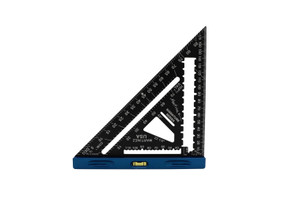 Martinez MTZ-4346_BL Signature Series 2-in-1 Aluminum Rapid Square, Metric, Blue