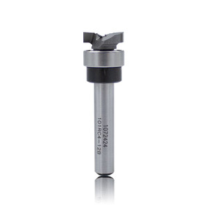 Dimar DIM-101RC4-12B Carbide Tipped Flush Trim Template Bit, 1/2in Dia, 2 Flutes, 1/4in Shank