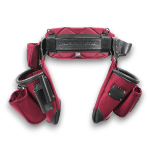 Occidental Leather OCC-8280R-XXX ProFORMANCE FatLip Tool Belt Setup - Deep Red