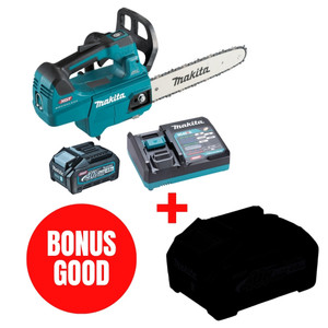 Makita MAK-UC003GM101-BL4040 40V XGT 12in TOP HANDLE CHAINSAW 4Ah KIT + BONUS
