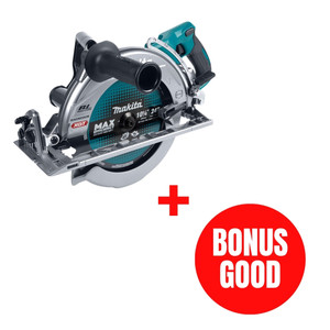 Makita MAK-RS002GZ-JL26PROMO 40V MAX MAX XGT 10-1/4in Rear-Handle Circular Saw Bare Tool + Bonus