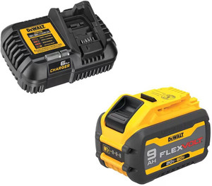 DEWALT DEW-DCB609C FLEXVOLT 20V/60V MAX Battery and Charger Starter 9.0Ah Kit
