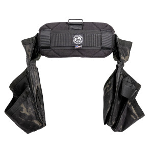Badger Tool Belts OCC-461061-XX B14 Twin Tool Belt Setup (Carpenter Set) - Black MultiCam - back view
