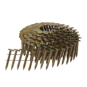 Metabo HPT HPT-12111HPT 1-1/4in x .120in Smooth Shank Electro-Galvanized High Wire Coil Roofing Nails 7200-Pack