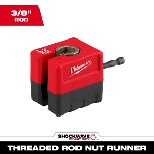 Milwaukee SHOCKWAVE Impact Duty 3/8in Threaded Rod Nut Runner 48-32-2391