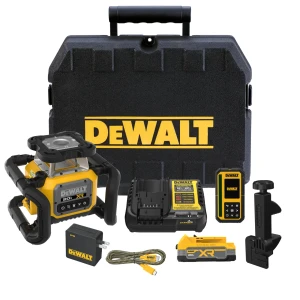 DEWALT DEW-DCLE35121GE1 20V MAX XR Green Rotary Laser Base Kit